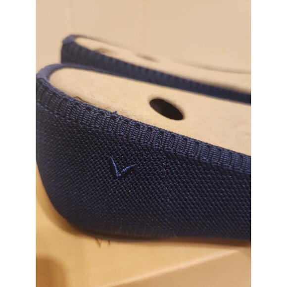 Vivaia "Tamia 2.0" Roundtoe Flats in Navy Blue Size 42 US 10.5 - Picture 6 of 11